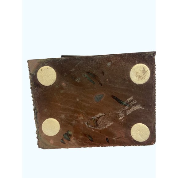 Entertainer Music Box Metal Vintage Piano Player Copper - Picture 5 of 7